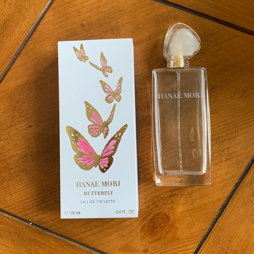 Empty HANAE MORI empty perfume bottle in box
